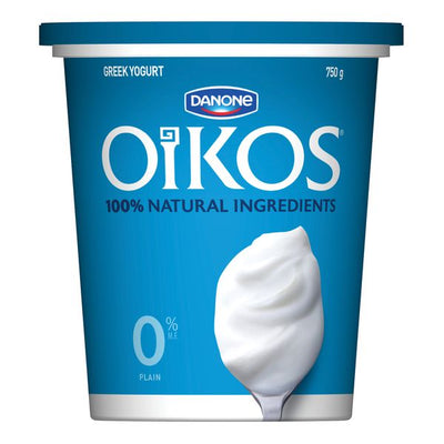 DANONOKS YOGURT 0% PLAIN 750G