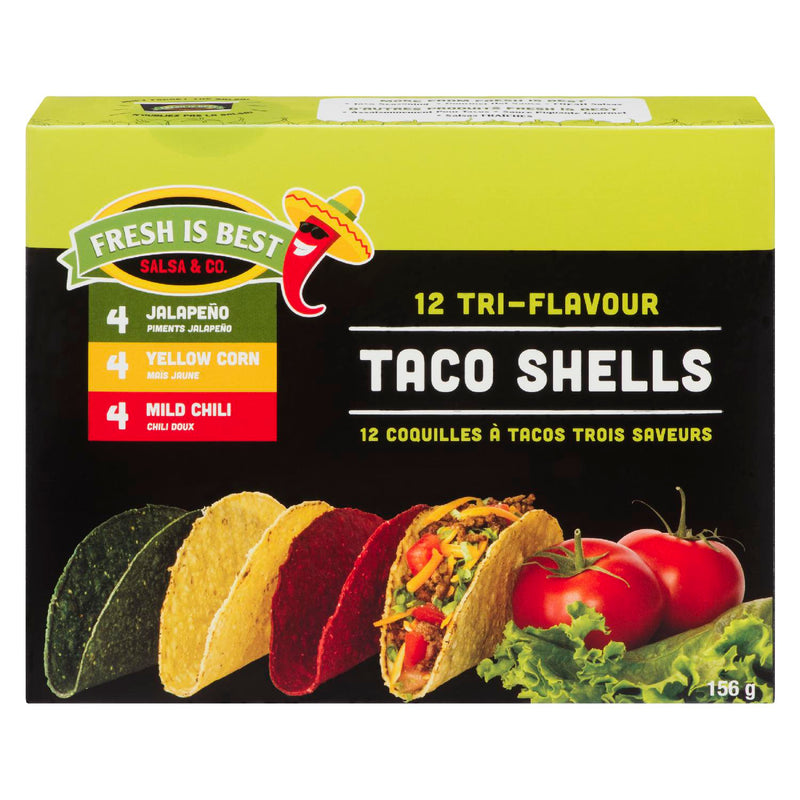 TRI FLAVOUR TACO SHELLS [1 ea]