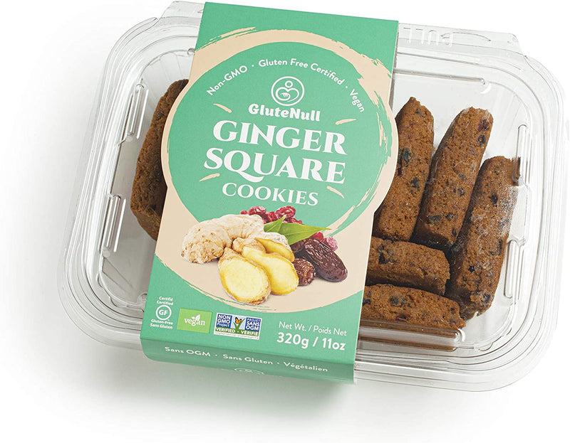 GLUTENULL GINGER SQUARE COOKIE [1 pkg]