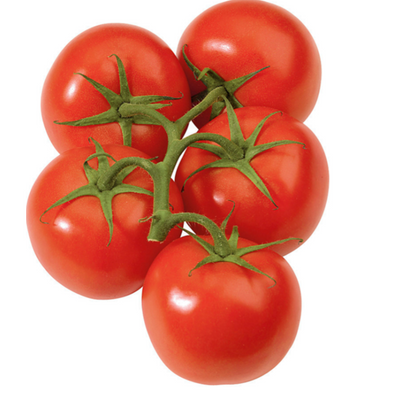 TOMATOES RED ON THE VINE