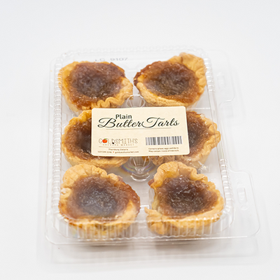 TARTS- 6 PLAIN BUTTERTARTS [1 pkg]