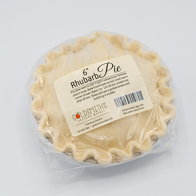 PIE RHUBARB 6" FROZEN [1 ea]