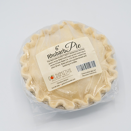 PIE RHUBARB 6" FROZEN [1 ea]