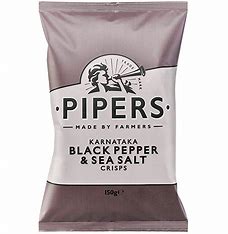 PIPERS BLK PEPPER & SEA SALT C [1 pkg]