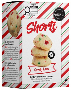 Cookie It Up Candy Cane Shortbread (140g)