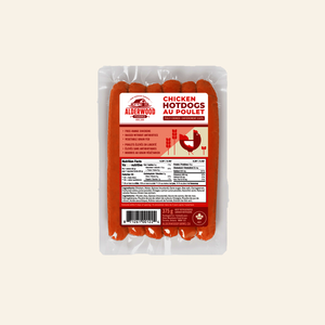 ALDERWOOD FARMS CHICKEN HOTDOG [1 pkg]
