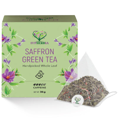 EUPHERDIA SAFFRON GREEN TEA [1 ea]