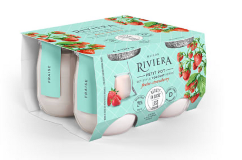 RIVERA STRAWBERRY YOGURT 4PK [1 pkg]