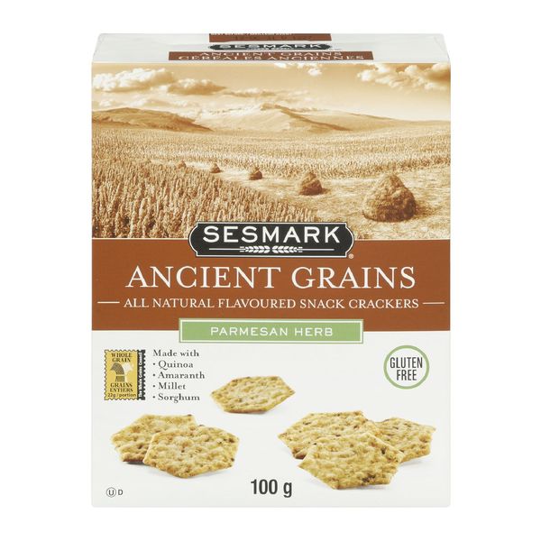 SESMARK PARMESAN HERB CRACKERS [1 pkg]