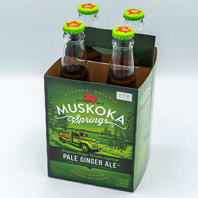 MUSKOKA SPRINGS GINGER ALE [1 cs]