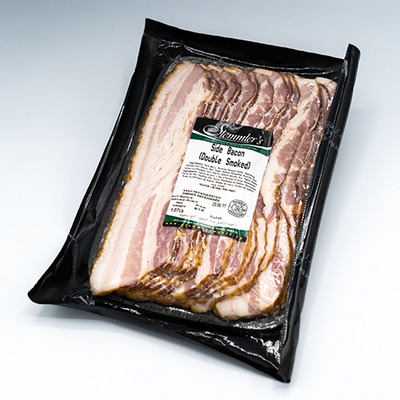 DOUBLE SMOKED SIDE BACON SLICE [1 ea]