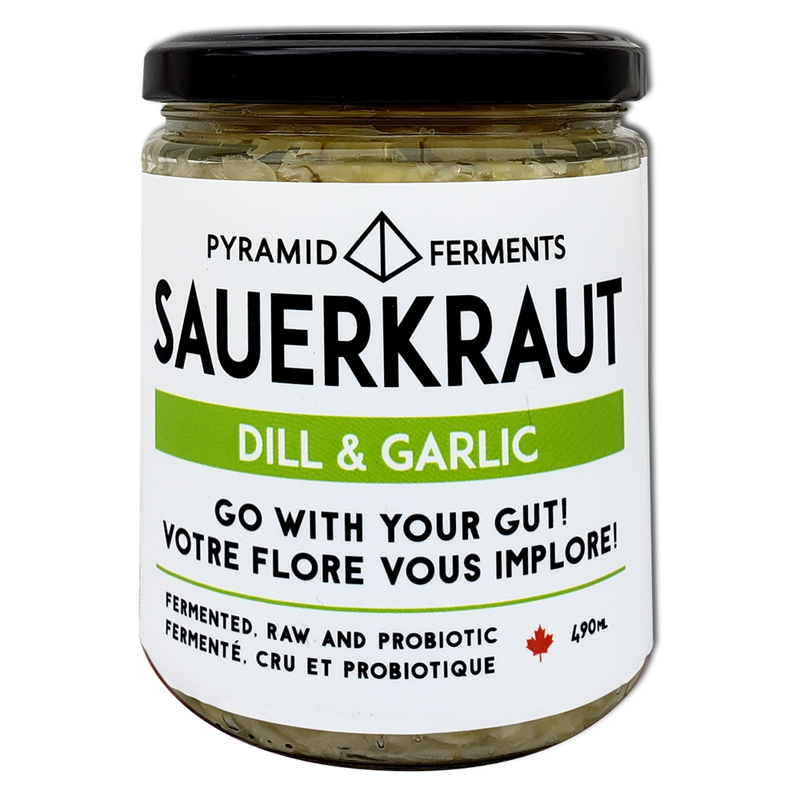 PYRAMID SAUERKRAUT DILL GARLIC [1 pkg]