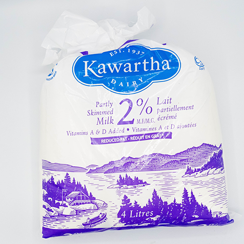 KAWARTHA 2% MILK BAGS [4 l]