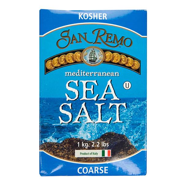 SAN REMO COARSE SEA SALT 1 KG [1 pkg]