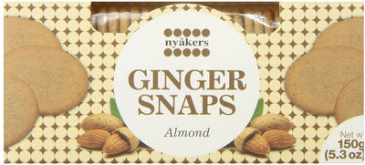 Nyakers Almond Ginger Snaps, 150 g