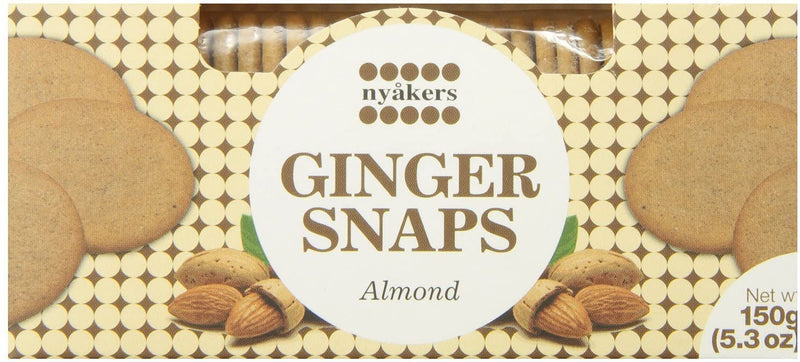 Nyakers Almond Ginger Snaps, 150 g