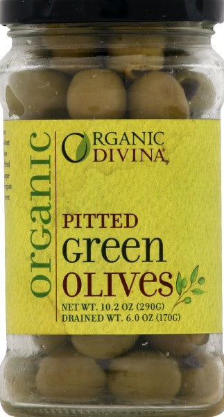 DIVINA PITTED GRN OLIVES [1 pkg]